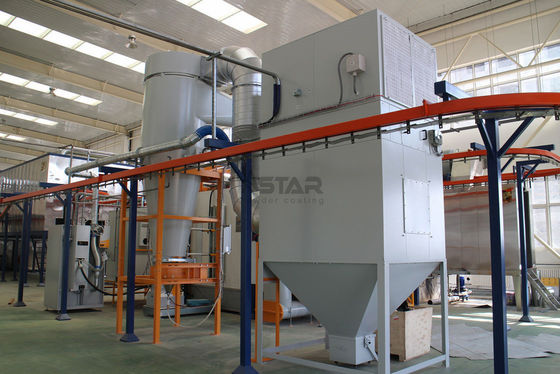 Planta de revestimento Conveyorised do pó da área elétrica do hardware