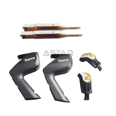 A arma do revestimento do pó de Gema Optiselect Pro Gm 04 poupa o suporte da cópia da cascata