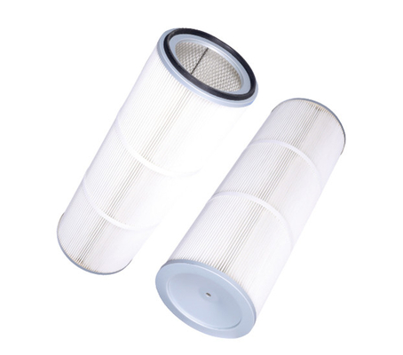 O elemento de filtro da recuperação da sala de pó remove a fibra de poliéster da poeira