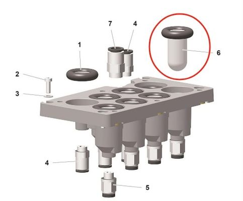 1019470 Peças de Reposição para Revestimento a Pó para Bomba de Pó Pp07