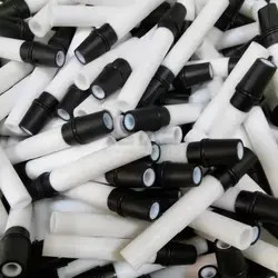 1006485 Ig06 Gema Pistola de revestimento em pó Peças Injetor preto e branco