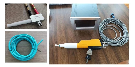 Máquina de revestimento por pó eletrostático de esmalte Arma de pulverização por pó eletrostática Excelente adesão