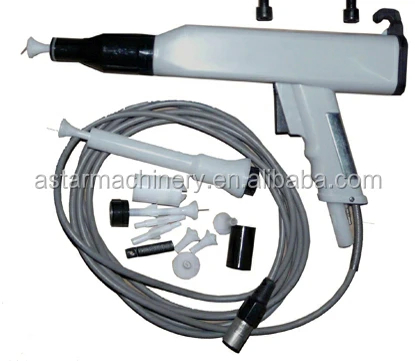 Pistola de pulverização KCI cinza KCI 801 Pistola de pulverização de revestimento eletrostático manual