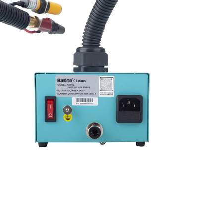 Eletrostático Ion Vento Serpente Indução automática de remoção de poeira Pistola de ar Ventilador de remoção eletrostática industrial