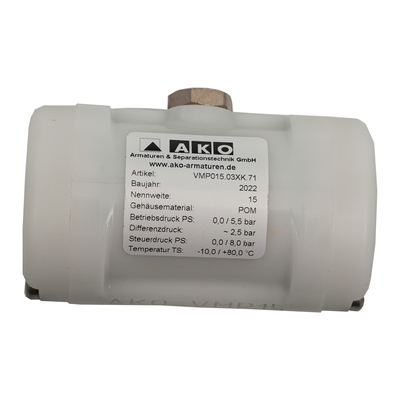 Válvula de compressão de borracha natural DN15
