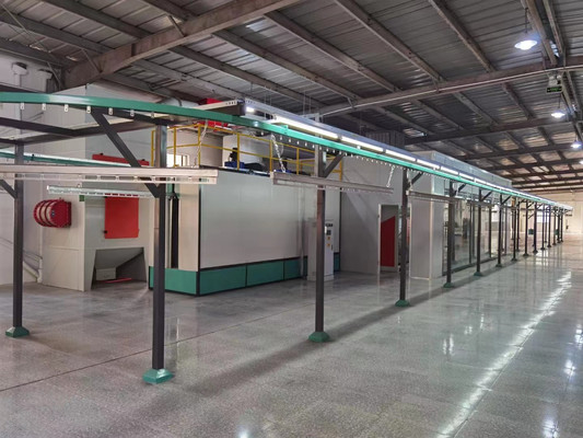 linha de revestimento automática do pó 40m/Hour para o Mdf de madeira da mobília da placa de madeira