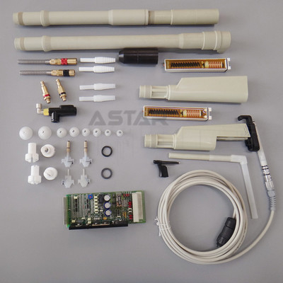 Gema Pg Pcb Revestimento em pó Peças sobressalentes Pg2a Pistola original Shell Cascade Extensão Cscade