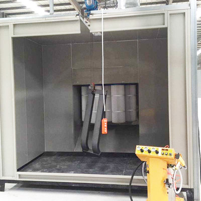 Cabine de pulverização de revestimento de pó ISO 9001 eletrostático manual