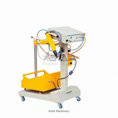 Máquina de revestimento manual de pó de vibração de mudança rápida de cor