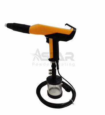 2F Conjunto completo de pistola de copo de revestimento por pó eletrostático