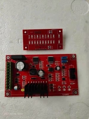 Display LED de ajuste único 12v Placa de circuito PCB para pulverização eletrostática