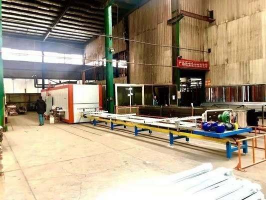 Equipamento automático de transferência de calor de grãos de madeira de alumínio de 7,5 kW