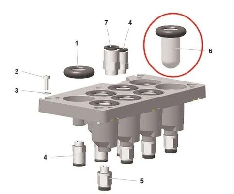 1019470 Peças de Reposição para Revestimento a Pó para Bomba de Pó Pp07