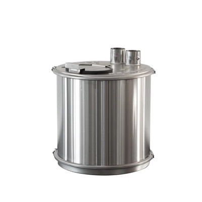 Todos os tipos de revestimento em pó rodada fluidizante Hopper inoxidável