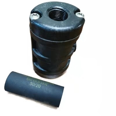 Válvula de compressão pneumática DN15 preta Substitua a ligação de fio interno AKO