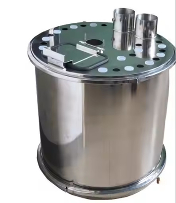 PH150D-24-D aço inoxidável rodada Hopper revestimento de pó reciclado OEM personalizável