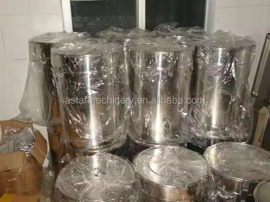 PH150D-24-D aço inoxidável rodada Hopper revestimento de pó reciclado OEM personalizável
