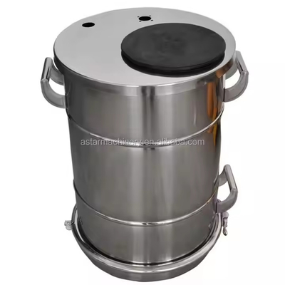 PH150D-24-D aço inoxidável rodada Hopper revestimento de pó reciclado OEM personalizável