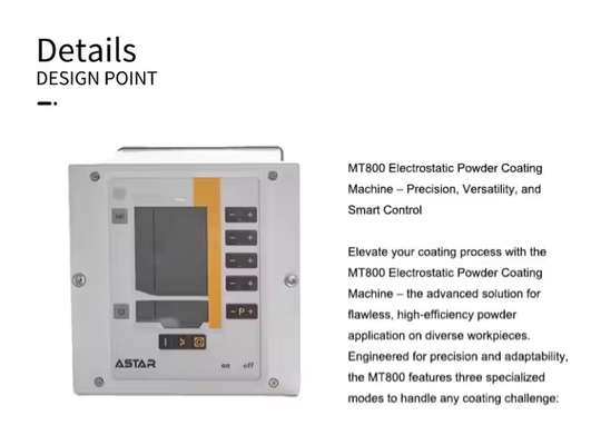 ASTAR Smart Control Master PLC Control Powder Coating Cabinet Equipamento de pintura de alta tecnologia