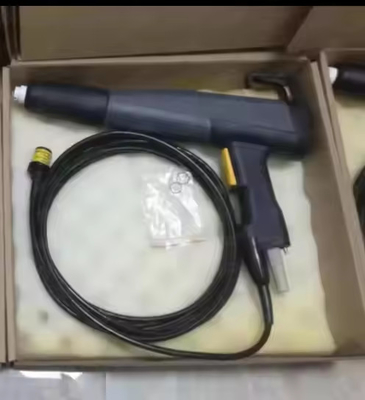 Não OEM 390004 Pistola de pulverização polida de plástico C4 Hicoat Pistola automática de revestimento por pó eletrostático