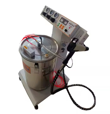Máquina de revestimento de pó eletrostático de 12 V para substrato de aço de rodas