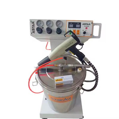 Máquina de revestimento de pó eletrostático de 12 V para substrato de aço de rodas