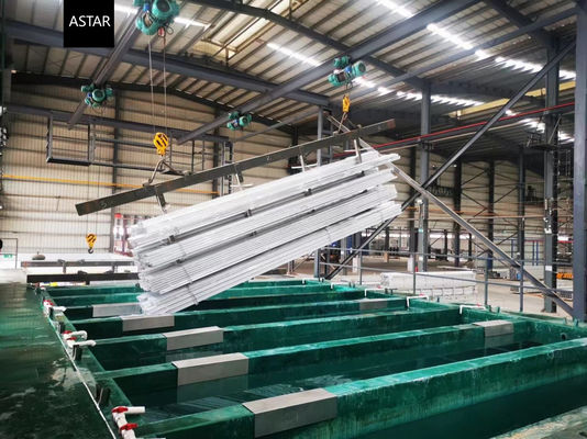 Linha de revestimento eletrostática do pó da planta do pré-tratamento do mergulho do OEM