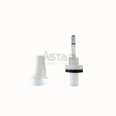 1008257 1008258 Bocal redondo NS09 Peças sobressalentes de revestimento em pó