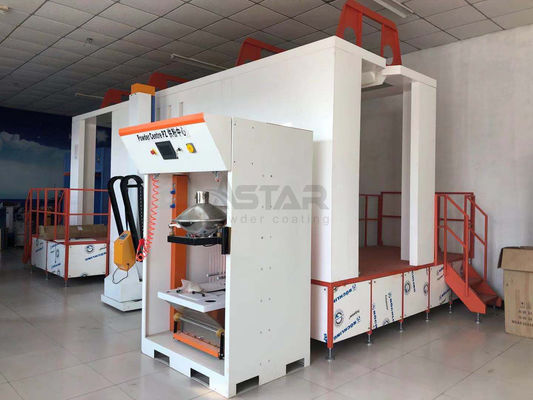 Cabine eletrostática do revestimento do pó da recuperação do ciclone