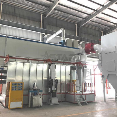 Prova automática eletrostática da recuperação da explosão da cabine de pulverizador do revestimento do pó