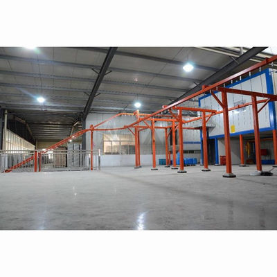Linha de revestimento eletrostática equipamento de suspensão do pó do hardware do pré-tratamento do pulverizador