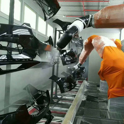 Robô de pintura automático abundante do pulverizador de 6 linhas centrais do automóvel
