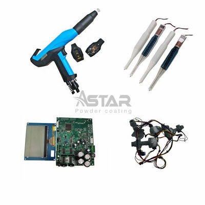 Arma eletrostática azul do revestimento do pó, arma manual do revestimento do pó