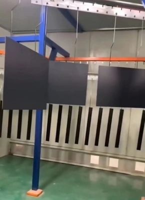 Linha de revestimento eletrostática do pó dos produtos de madeira automática