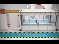 Cabine de pintura eletrostática a pó ﻿e linha de produção