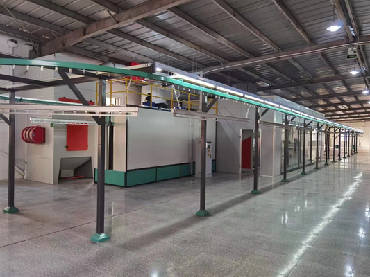 linha de revestimento automática do pó 40m/Hour para o Mdf de madeira da mobília da placa de madeira